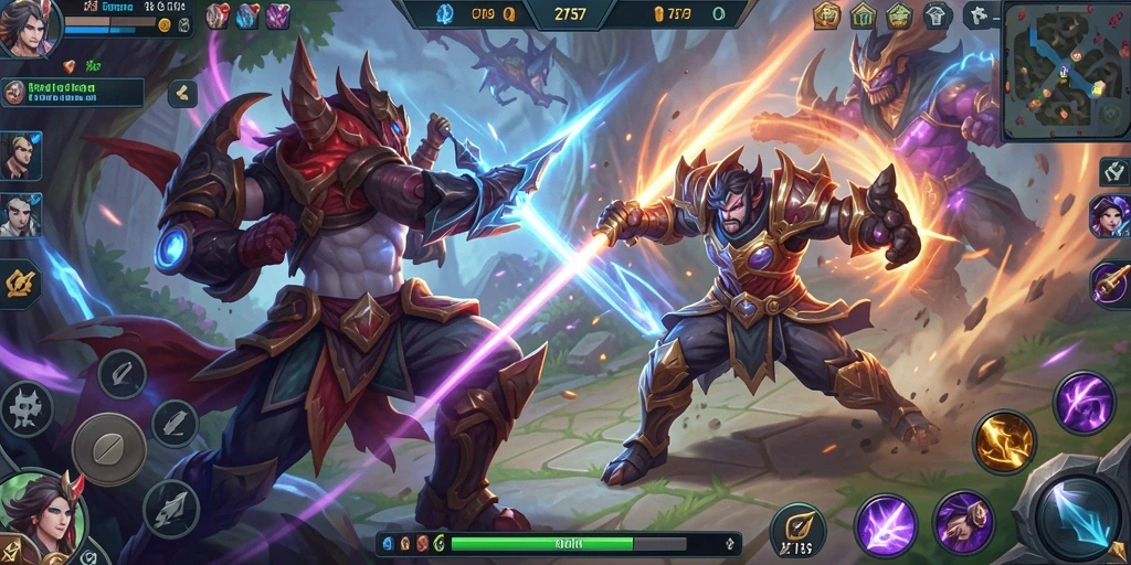 Gameplay seru dan menegangkan dalam pertempuran MOBA