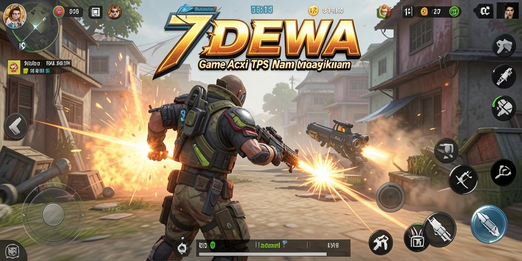 Gameplay 7DEWA dengan aksi menegangkan dan grafis berkualitas tinggi.