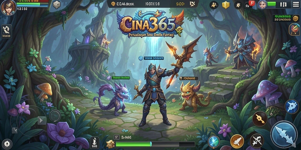Tampilan gameplay CINA365 yang adiktif dan penuh petualangan.