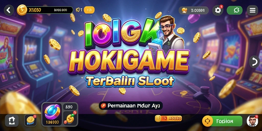 Gameplay menarik HOKIGAME dengan tema slot beragam.