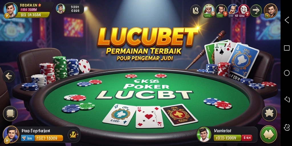 Gambaran gameplay poker yang seru di LUCUBET.