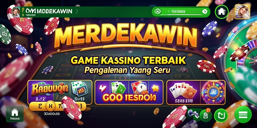 Tampilan menarik dari gameplay MERDEKAWIN yang seru dan menghibur.