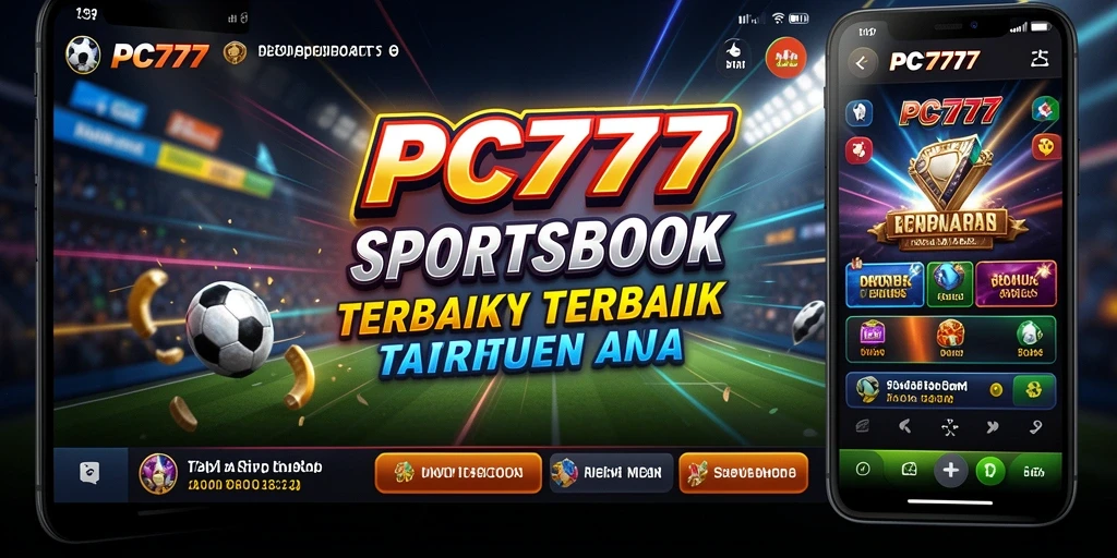 Tampilan screenshot utama PC777 dengan berbagai pilihan taruhan olahraga.
