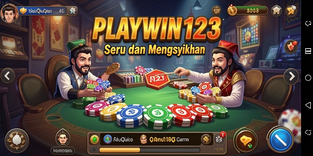 Tampilan gameplay QiuQiu yang seru dan menarik di PLAYWIN123.