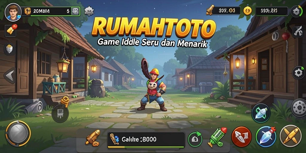 Screenshot gameplay RUMAHTOTO yang menampilkan suasana santai dan mengasyikkan.