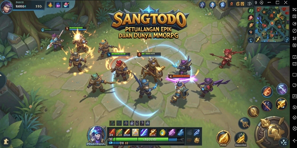 Gameplay SANGTOTO yang mendebarkan dan penuh aksi di dunia MMORPG.