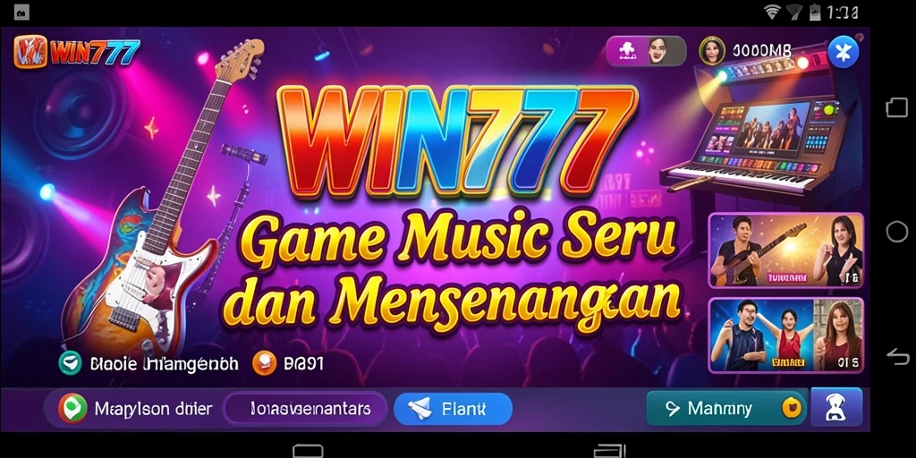 Tampilan gameplay seru WIN777 yang memikat untuk penggemar musik.